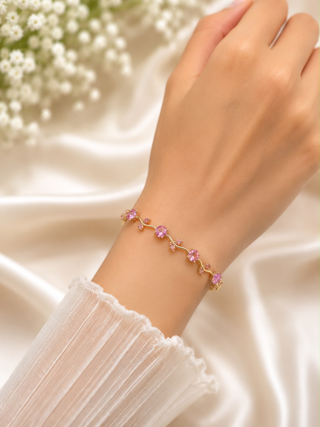 Tulip Crystal Bracelet